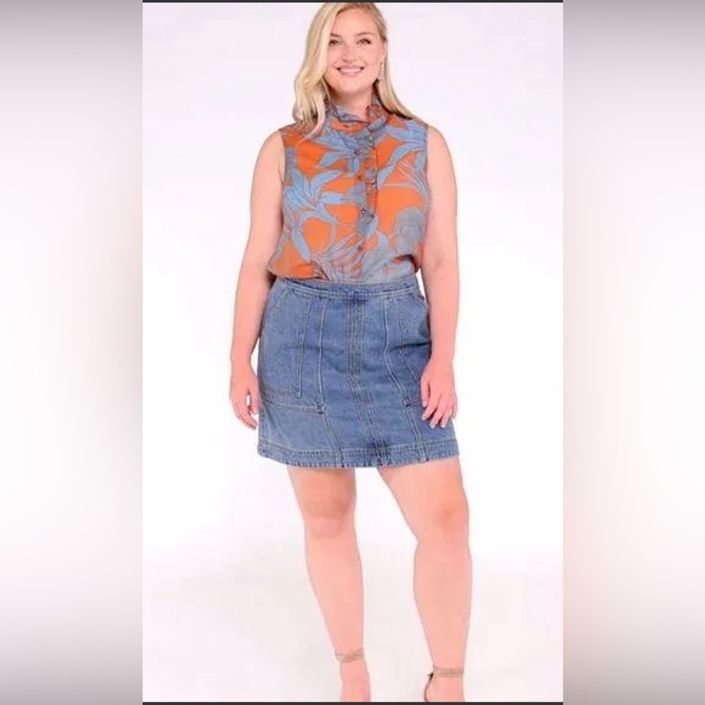 Cabi Denim Speedway Skirt